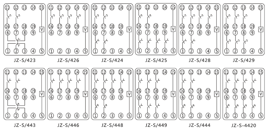 JZ-S/428內(nèi)部接線(xiàn)圖
